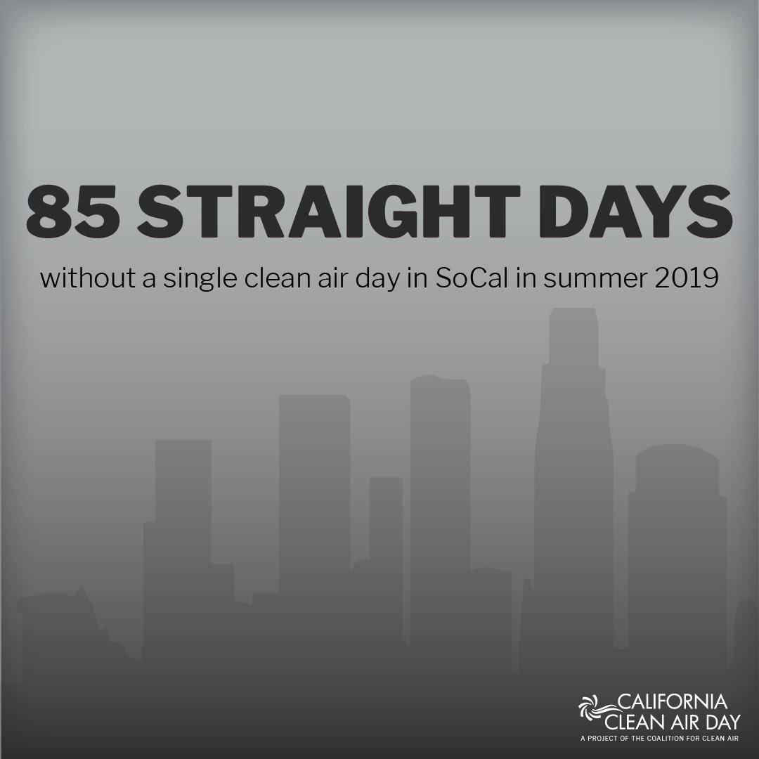 ZeroWaste4LA's tweet photo. #CleanAirDayCA is TOMORROW! @CleanAirDay

Over 70% of commuters in California drive to work alone EVERY DAY! That’s over 12 Million people emitting a pound of CO2 EVERY MILE!

Take the Clean Air Pledge:
- Carpool More
- Ride Public Transit
- Bike, Walk or Scoot for trips <1 Mile https://t.co/Lh9W85IGdc
