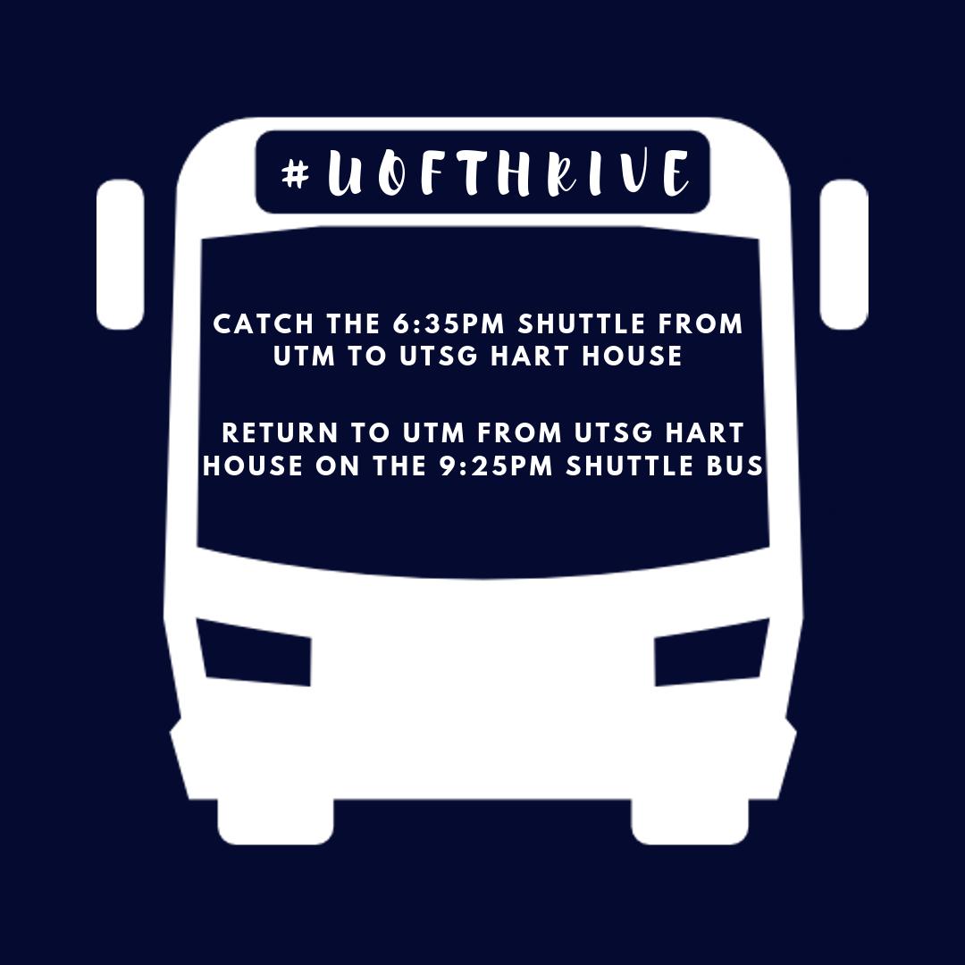 uofthrive's tweet photo. Need transportation to our event on October 10th?
 
UTM: Shuttles to Hart House will be available to transport you to and from campuses, below are the suggested times.

UTSC: We're currently working on getting a shuttle from UTSC to Hart House! More details to come. (5/5) https://t.co/LCc25MBx05