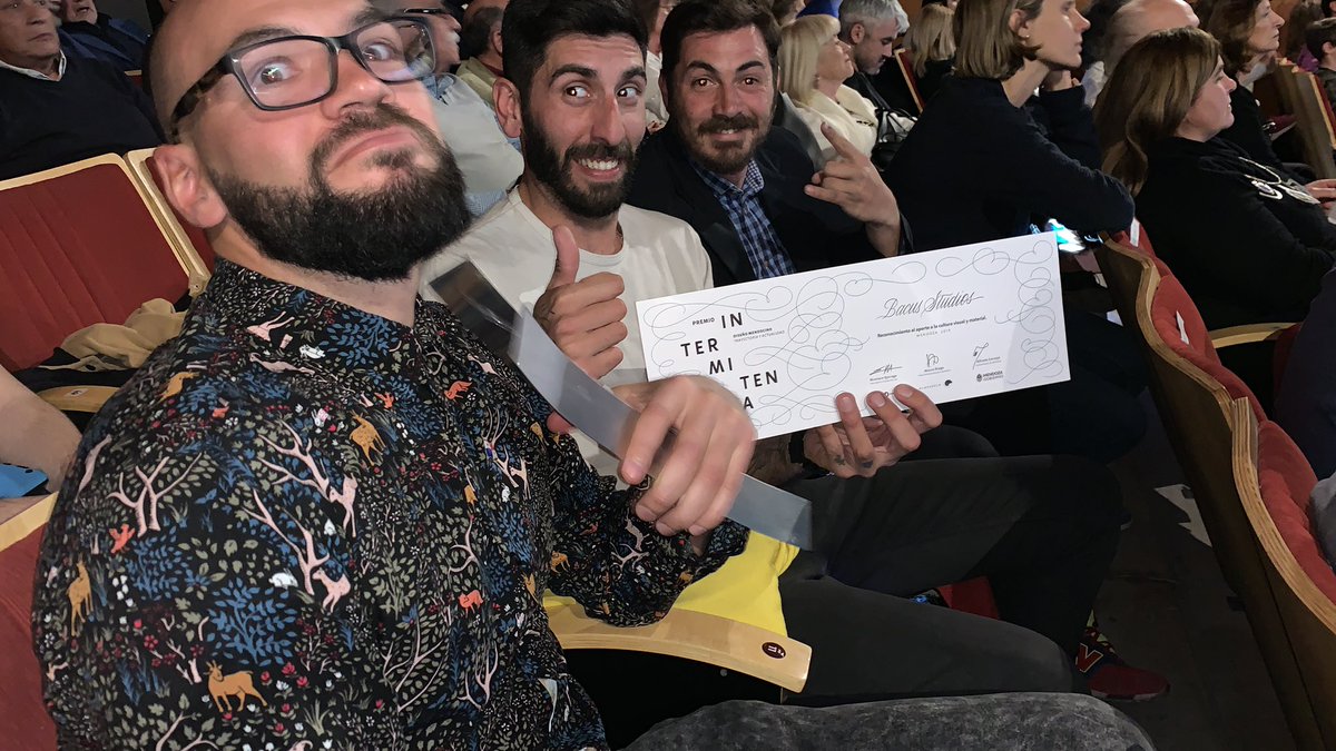 Bacusan's tweet photo. Here we are recieving an award for design @pnmclub and @BacusStudios https://t.co/Ryc2IFYHqy