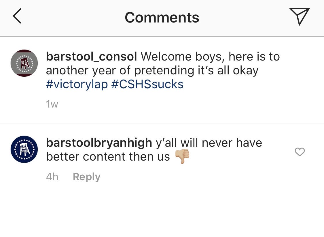 BarstoolConsol's tweet photo. @HighBarstool 49-7... you can call yourself a team again when you finally score into double digits... https://t.co/9G4MuCdr02