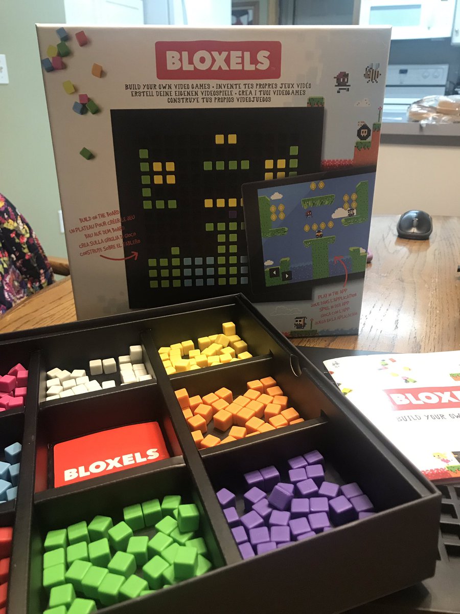ChelsMoyer's tweet photo. So excited to get this in the mail today!   Can’t wait to see what doors this opens up for our students. @BloxelsBuilder https://t.co/nXRwOmLT8L
