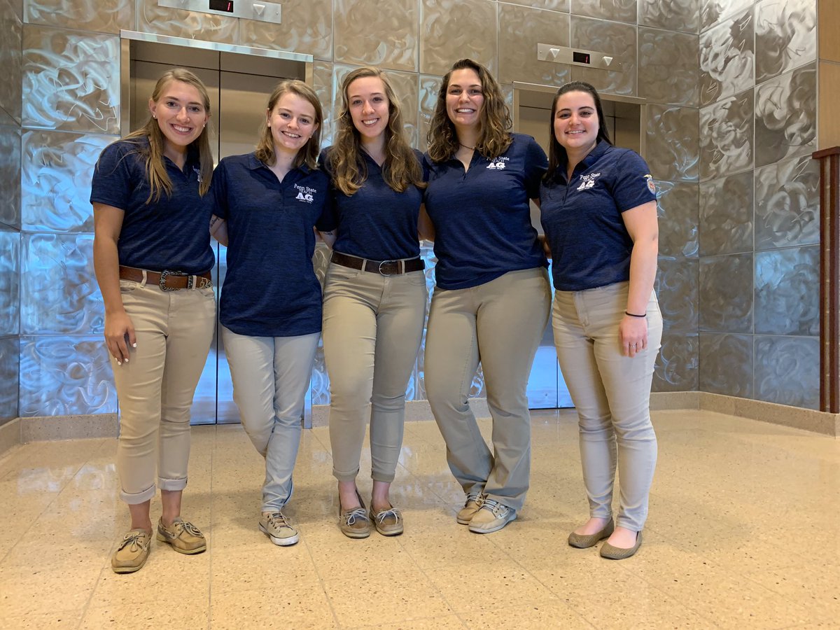 JennaKibbe's tweet photo. FLC was an absolute blast! Between facilitating workshops, meeting FFA members and spending time with the other future agriculture teachers from Penn State, I think it’s safe to say that today was a great day! #TeachAG #PSUAgEd https://t.co/MWUmZwlk9Q