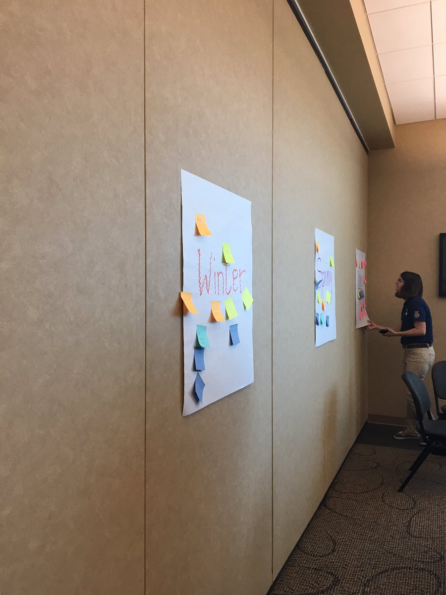 JennaKibbe's tweet photo. FLC was an absolute blast! Between facilitating workshops, meeting FFA members and spending time with the other future agriculture teachers from Penn State, I think it’s safe to say that today was a great day! #TeachAG #PSUAgEd https://t.co/MWUmZwlk9Q