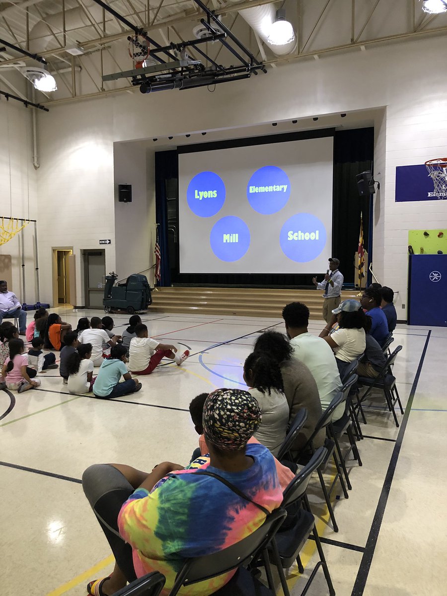LyonsMill's tweet photo. #LMESQUAD Our mission is to build community by inspiring our students to become creators & innovators @LyonsMill @LMESRobotics Kick-Off Event hosted by @MrPenn31 Family Event-Building Community One Family at a Time @BaltCoPS https://t.co/Oi09J2tx43
