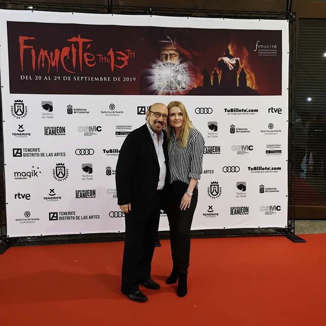 With the wonderful Harry Manfredini after the 'Mis Terrores Favoritos' ('My Favourite Fears') concert which took place on Friday as part of Fimucité, Tenerife's annual film music festival. The concert featured a wide array of fabulous horror film music p… instagram.com/p/B3F9jvyB8Sc/