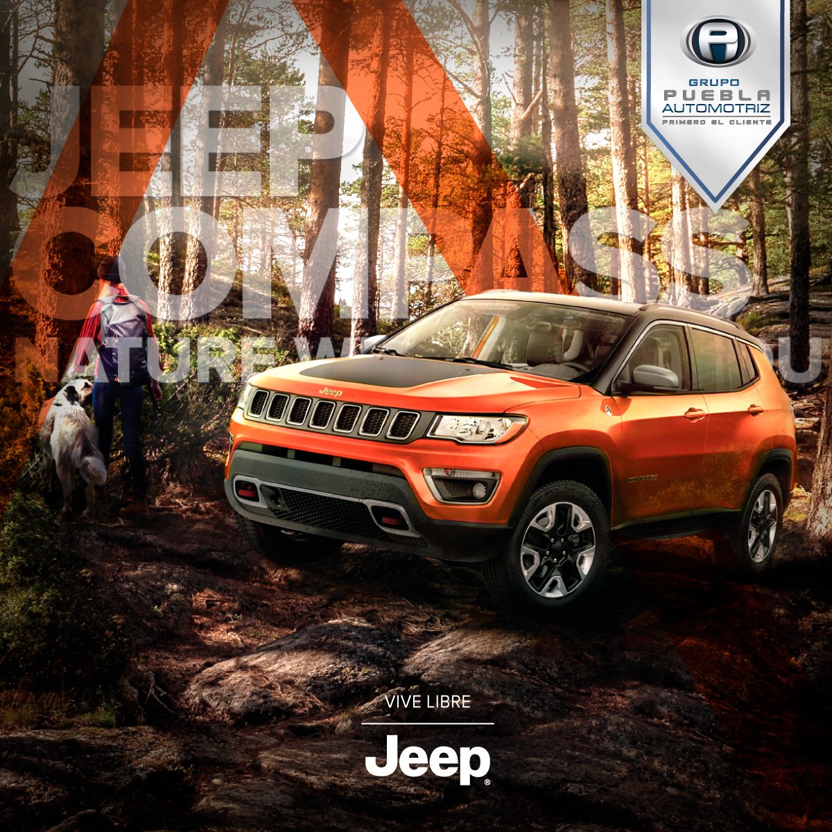 PueblAutomotriz's tweet photo. Una actitud refinada y moderna, de un perfil elegante y aerodinámico envuelto en un diseño de arte esculpido.

Ven a Puebla Automotriz a conocer la Jeep Compass.

#NatureWelcomesYou OIIIIIIO https://t.co/EADxHCIPm7