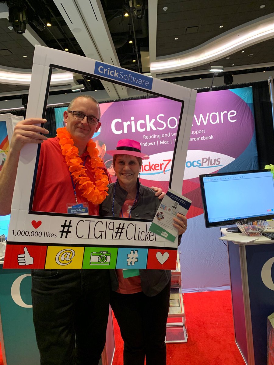 cricksoftevents's tweet photo. Come take a selfie with Neil at booth 304! #CTG2019 #clicker #cricksoftware https://t.co/joXNQKfB5x