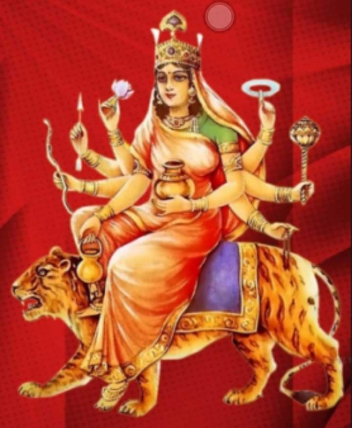 narottam1272's tweet photo. दुर्गतिनाशिनी त्वंहि दारिद्रादि विनाशिनीम्।
जयंदा धनदां कूष्माण्डे प्रणमाम्यहम्।।
त्रैलोक्यसुंदरी त्वंहि दु:ख शोक न���वारिणाम्।
परमानंदमयी कूष्माण्डे प्रणमाम्यहम्।।

चतुर्थ स्वरूप माँ कुष्मांडा को प्रणाम🙏 
जय मां जगदजननी। शुभ प्रभात।।
हे मां! https://t.co/K4OzCEwaOS