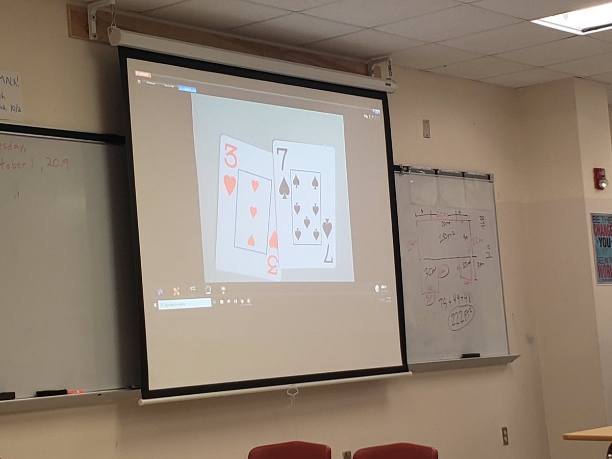 ACEPBCProDev's tweet photo. Practicing math with playing cards at Forest Hill ACE. Fun way to practice math facts using positive and negative number. @FHCHS_ACE @YounceDoris https://t.co/DqSDMKyFbw