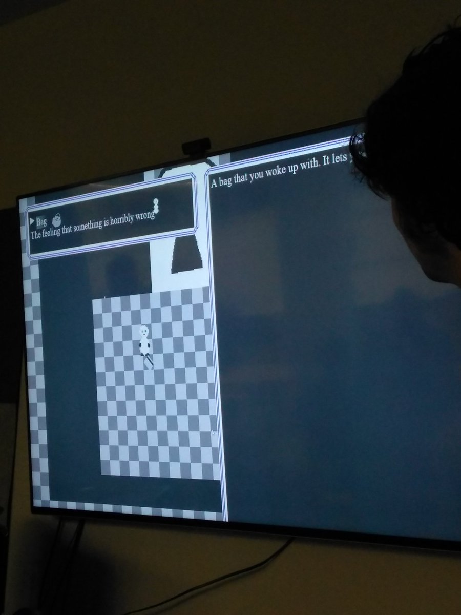 FLOPMTL's tweet photo. A satiric puzzle rpg by Massimo https://t.co/HXbPeSFdJf
