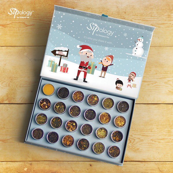 Anyone ❤️ #Advent calendars? Ours released at 3AM EST. They are being ordered ⬅️ &amp; ➡️ &amp; are 1st come 1st serve. 24 teas leading up to #Christmas. 2 cups per tea. I ordered 1 for myself &amp;1 as a gift. Don’t miss out on the deliciousness. While supplies last. #Sipology
Link below