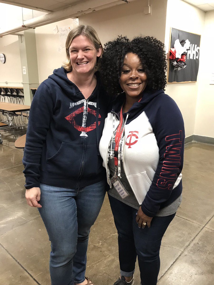 Twin Day had another meaning to some of the #PHamily! Check out the PHam supporting <a href="/Twins/">Minnesota Twins</a> during Homecoming spirit Week! Today was a good day! #Homecoming2019 #patriotnation #PHamilyPHocused
