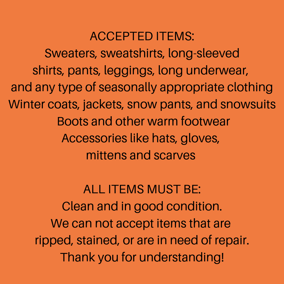 WithrowMarket's tweet photo. Colder weather is looming, and we’re hosting a clothing drive for warm winter clothing for @NewCircles ❄️ October 5th and October 12th. 9am to 1pm rain or shine! #TorDan #Ward14 #WithrowMarket #WinterClothingDrive #RiverdaleEastTO https://t.co/ZitC5DZzK3