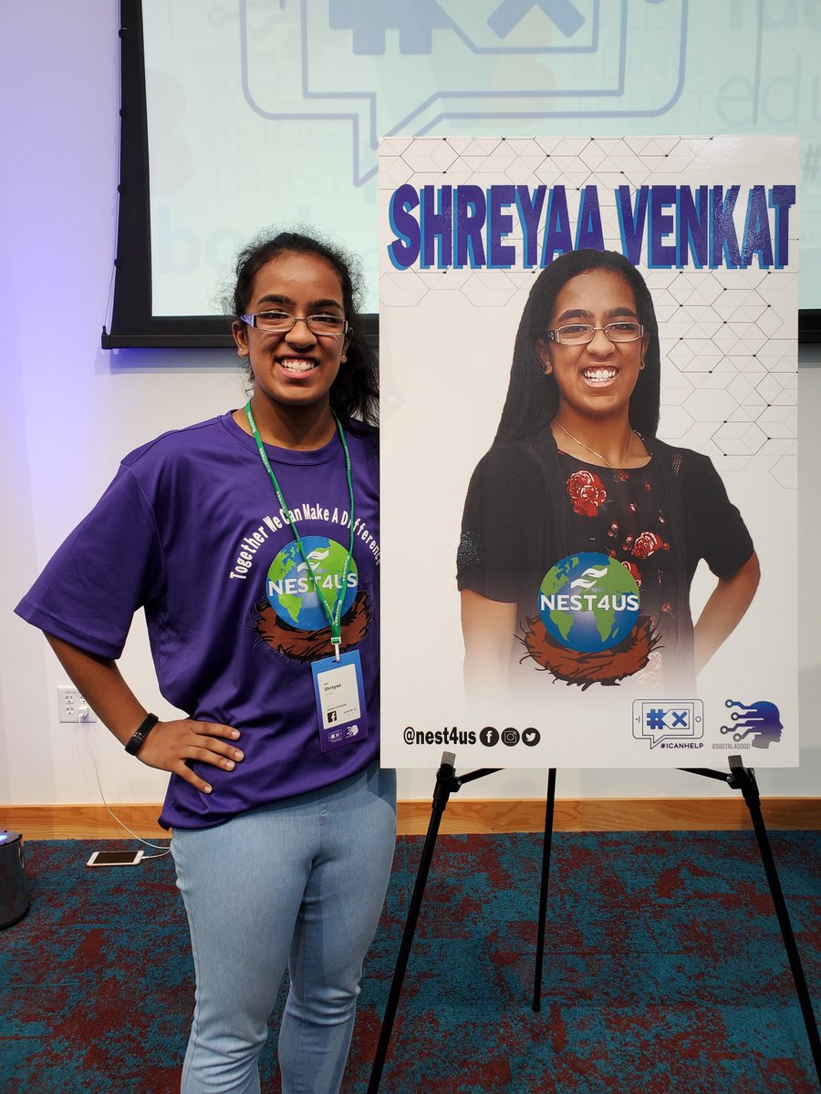 joinnest4's tweet photo. Want a little inspiration? Watch Shreyaa Venkat, NEST4US Founder & Broad Run Senior, present at the Facebook HQ for the Digital4Good Conference🤩#Digital4Good #ICanHelp #ShreyaaDidHelp #FBHQ #Inspiration #YouthMakingADifference
https://t.co/ZDsBrP8STw
@BroadRunHS @facebookedu https://t.co/9PT0DSLSz1