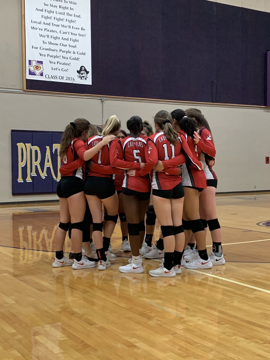 JV with an awesome WIN against Granbury!!! Way to go ladies! ❤️🏐🦌