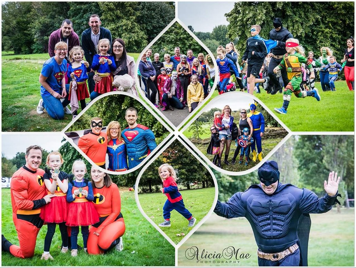 des_smith85's tweet photo. What a great day this was. Superhero fun run to raise money for Forget Me Not Children's Hospice in Huddersfield :) https://t.co/ySqT8s9mWV