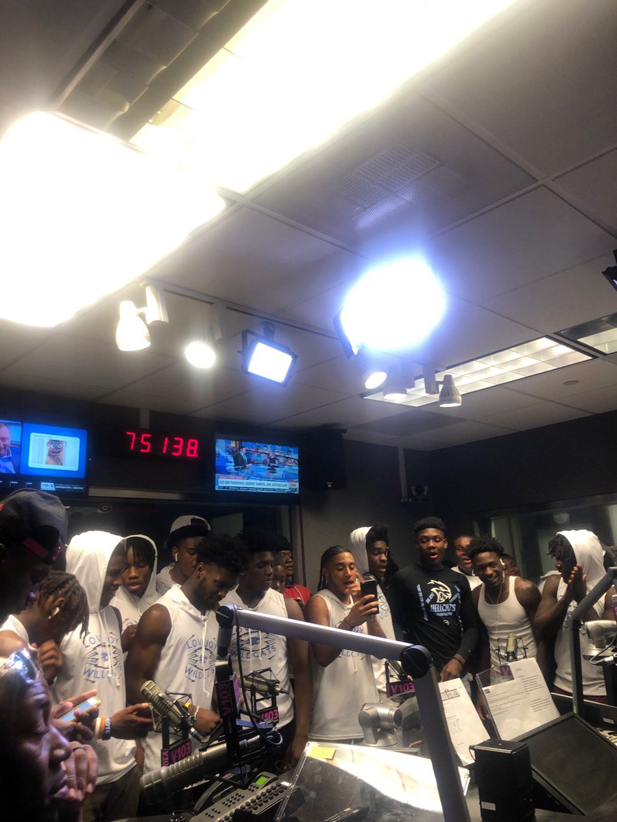 OfficialLovejo1's tweet photo. We here at the station @v103 https://t.co/kl5wuL9aRp