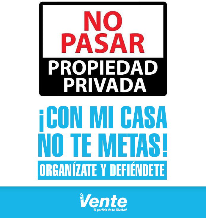 VenteAragua's tweet photo. #ConMiCasaNoTeMetas https://t.co/Chpf7CoeaH