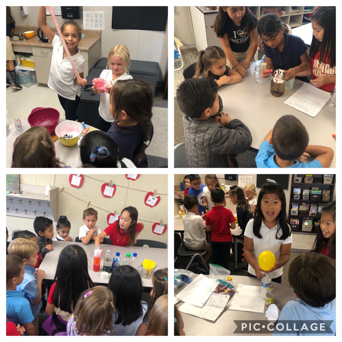 These kiddos did an amazing job showing the kindergartners what they learned during their matter PBL. #tusdthrives <a href="/Heritage_TUSD/">Heritage Elementary</a>