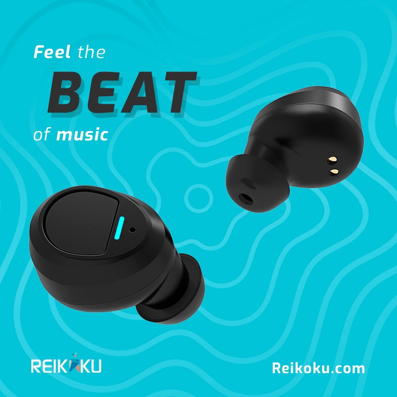 Adjust your workout pace to the tempo of Reikoku Wireless Earbuds. 😎

Available at reikoku.com.

#TrueWirelessEarbuds #bluetooth #earphones #earbuds