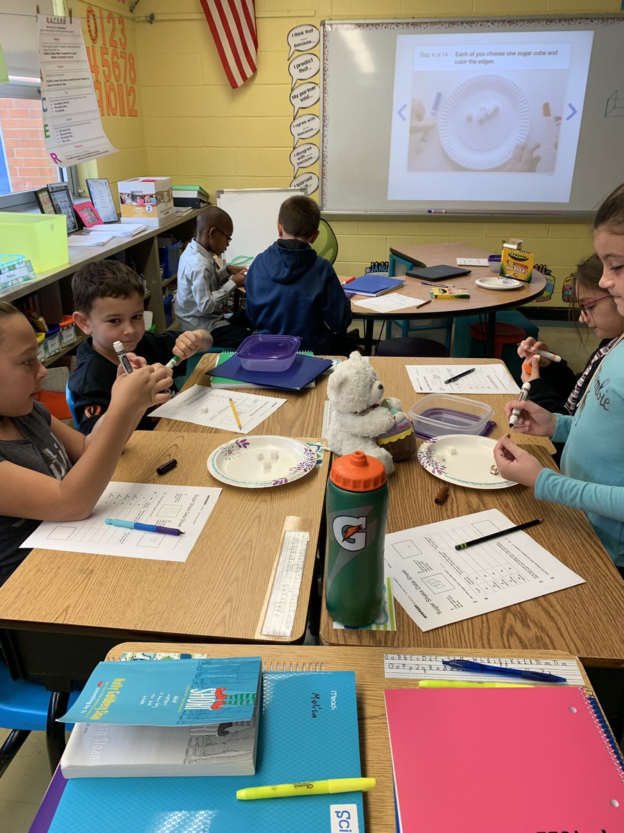 Mrs_Economou's tweet photo. Completed our first lab this week to wrap up our unit on weathering and erosion. Thank you @MysterySci !! My kids were SO excited !! #sugarshake #mysteryscience #doingscience @WMScienceIA @MrsJVMiller https://t.co/zqPMgR3LfJ