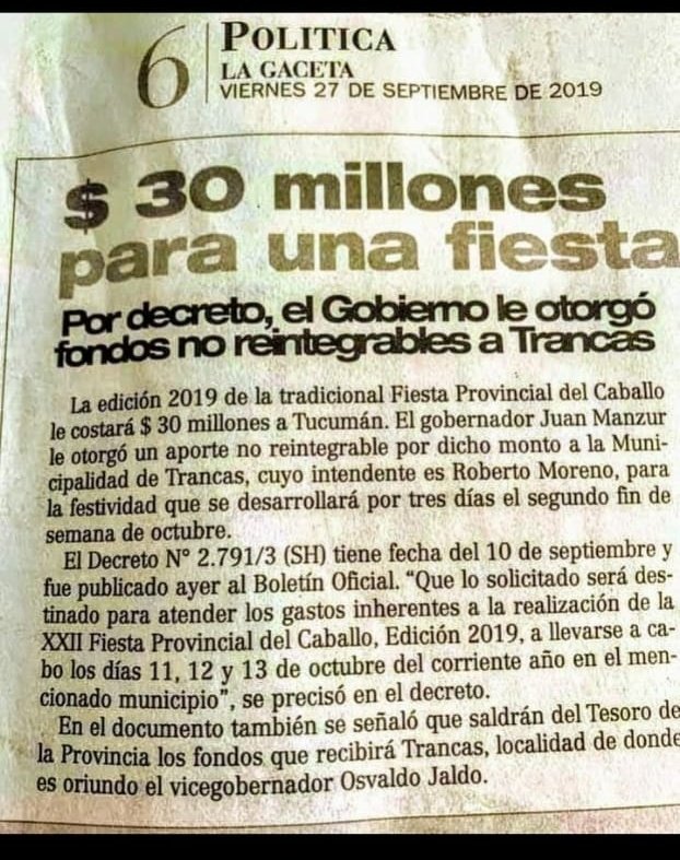 Turcumano's tweet photo. Docentes Tucumanos
EXPLOTAN DE ODIO
El gobierno de Manzur
No les pagará el sueldo a tiempo
Todos deberán pagar sus cuentan con intereses
Pero si tuvo $ 30.000.000
PARA UNA FIESTA POPULAR
GOBERNACIÓN JUAN MANZUR
Votaron mal, ahora a fumarselo
CUATRO AÑOS MÁS !!! https://t.co/o3dNQaAAMC