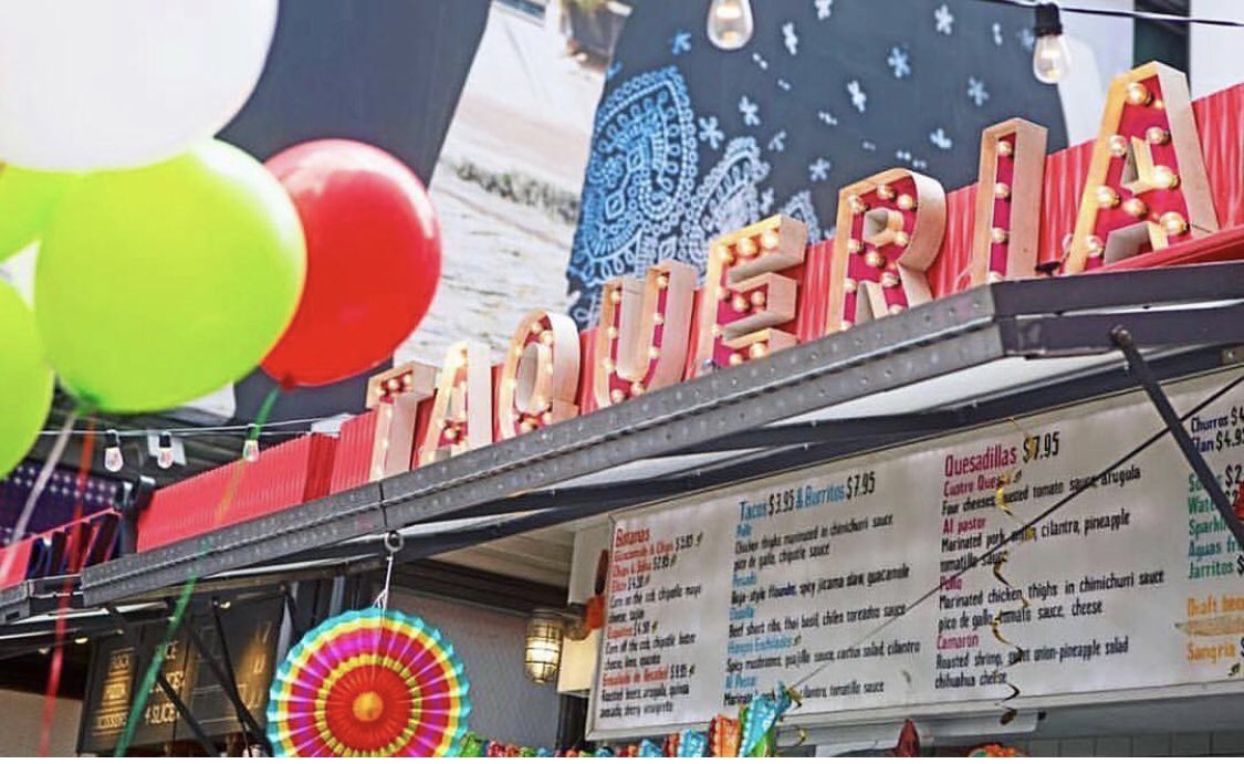 Is there ever really a reason NOT to eat tacos? No. But thank goodness Tuesday always rolls in with it’s clear direction and bright taco signs! These 12” two-toned marquee letters are shining bright in Time Square! Repost @urbanspacenyc @toloachenyc  @tsqtaquerianyc