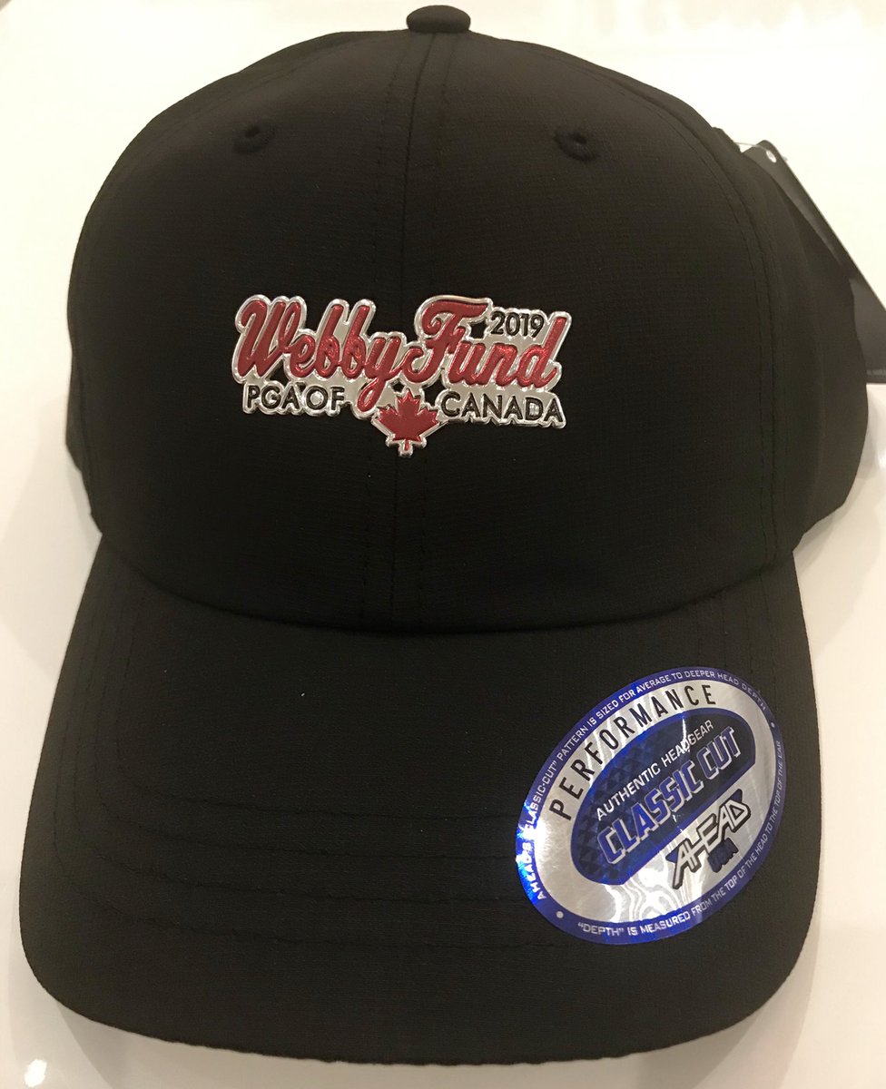 AHEADUSA's tweet photo. Don’t miss these #WebbyFund hats, available at the @pgaofontario and @BPG_Golf shows. All proceeds go to the Webby Fund, which supports the PGA of Canada foundation to promote ongoing education for members and their families. #WebbyStrong #golf https://t.co/ZiqqP4C0u9