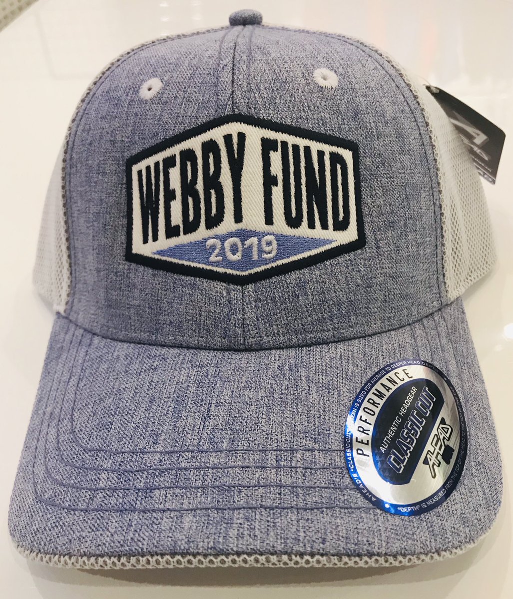 AHEADUSA's tweet photo. Don’t miss these #WebbyFund hats, available at the @pgaofontario and @BPG_Golf shows. All proceeds go to the Webby Fund, which supports the PGA of Canada foundation to promote ongoing education for members and their families. #WebbyStrong #golf https://t.co/ZiqqP4C0u9
