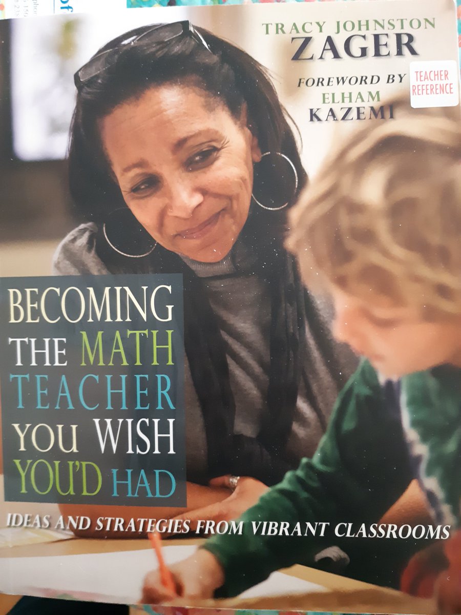 Loving dipping back into this book over the break. It continues to transform the way myself and colleagues teach Math. @AshburyPS #becomingthemathteacheryouwishyoudhad