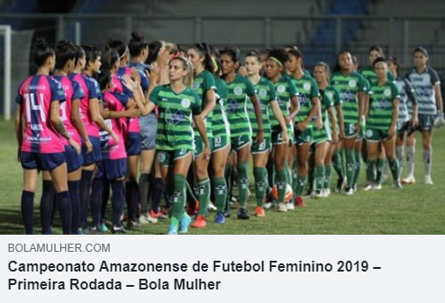 bolamulher's tweet photo. #CampeonatoAmazonense de #FutebolFeminino 2019 – #PrimeiraRodada
Começa nesta #quinta o maior #espetáculo da terra, assim é conhecido o #campeonatoamazonensedefutebolfeminino.
Saiba mais em:
https://t.co/oe9dF9Hzna https://t.co/lJMeFIK3r8