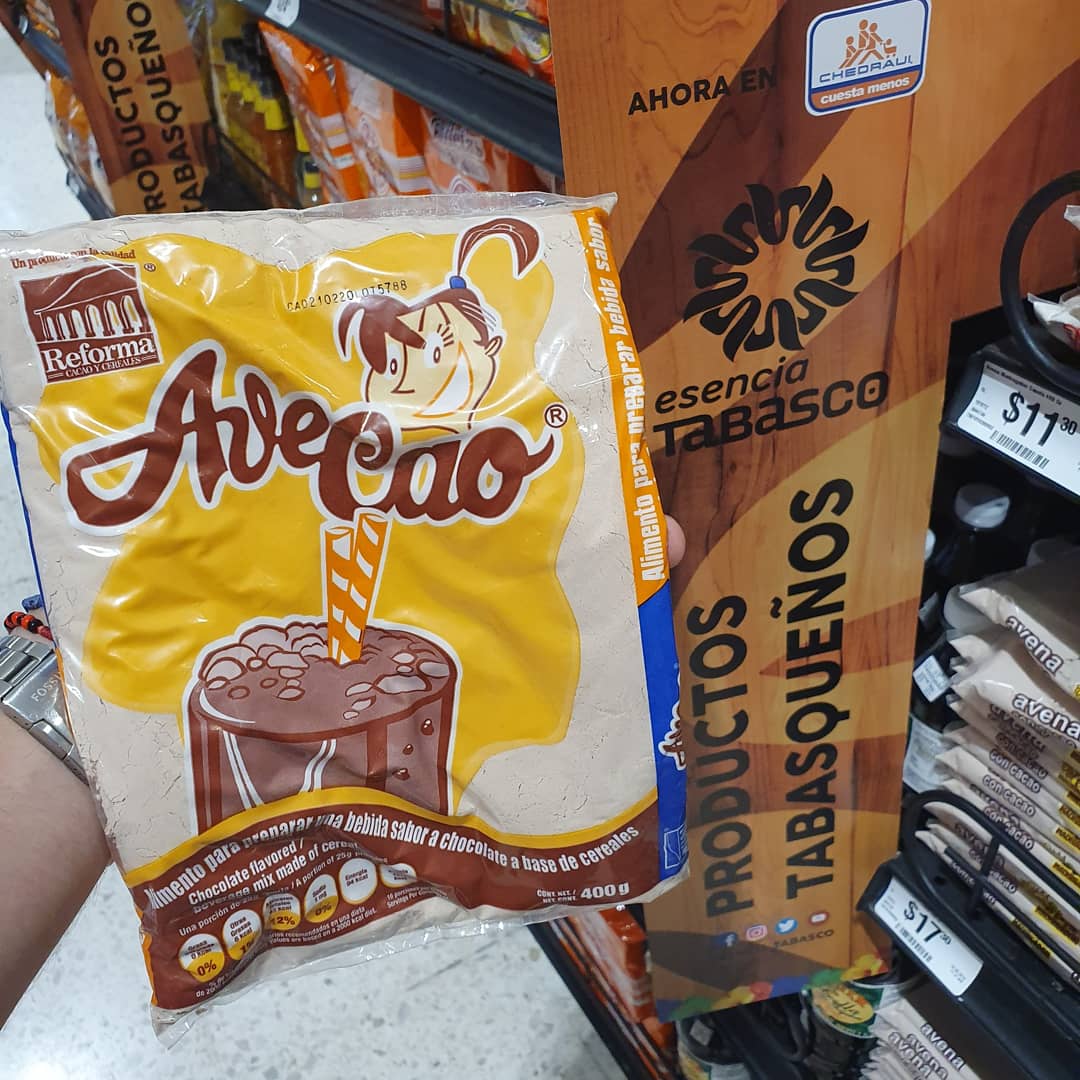 chocolateavecao's tweet photo. Te invitamos a consumir productos de calidad @EsenciaTabasco ❤ Puedes encontrarnos en @Chedrauioficial @ChedrauiSureste 😍 El delicioso #Avecao #Pinolcho y #avenaPelicano 🤤 ¡PORQUE A MI FAMILIA Y A MI NOS ENCANTA! 🤗 #avenaconcacao #polvillo #esenciatabasco @CanacoVhsa https://t.co/YtJDbz1Nma