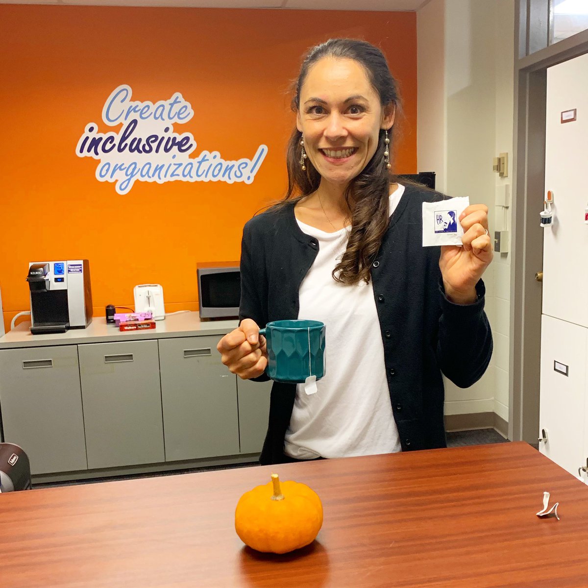 villanovahrd's tweet photo. Professor @heathercluley enjoying some #HRTea before teaching her online class this evening! 🍵 Have you checked out our new HR podcast, HR Tea, yet? Available on iTunes and Google Play! 🎧 https://t.co/6wuwDfF3D2