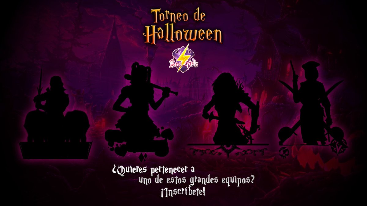 En cual de estos 4 geniales equipos estarás ⁉️🧛🏻‍♀️👻🎃🧙‍♀️ Muy pronto‼️🤩