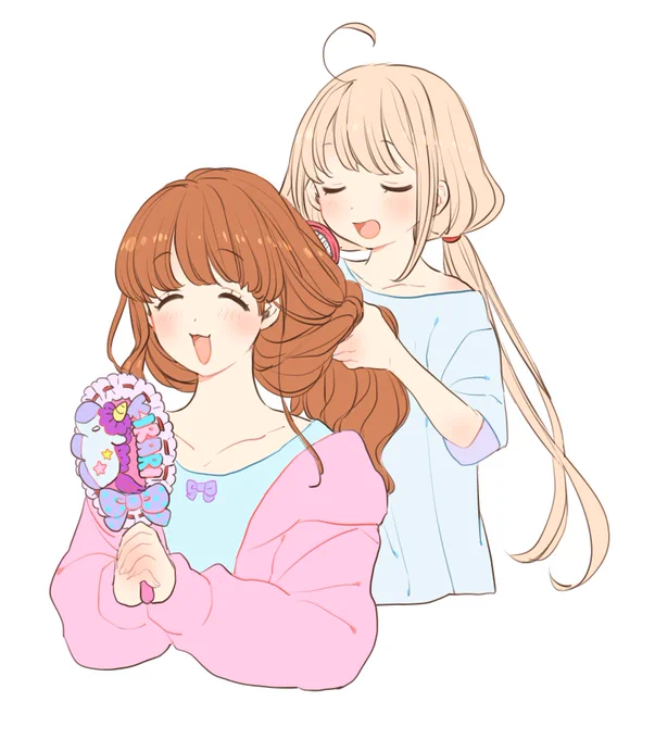 ?「お客さん今日はどうします～?」
?「きゃわゆ～くお願いしますにぃ⭐️」 