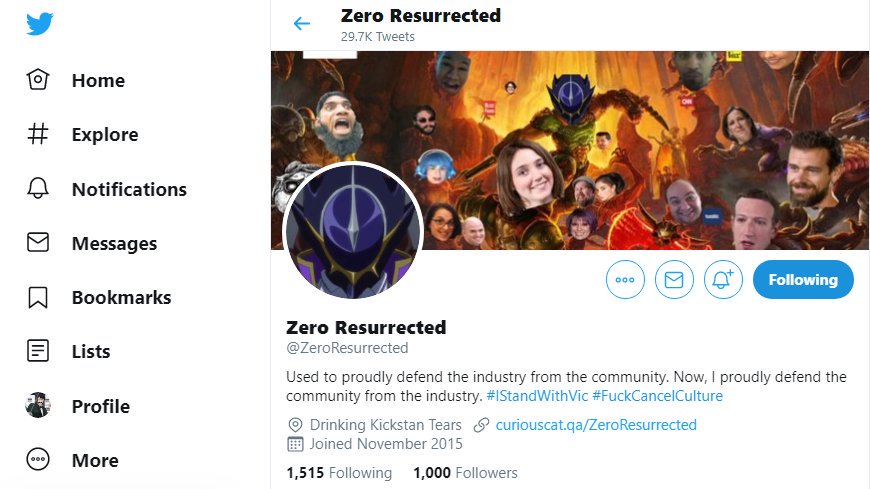 XtheXiphos's tweet photo. @ZeroResurrected @JtheJudgmental @TtheTornado @KtheKatana Happy Birthday @ZeroResurrected I #HeroofLetter @XtheXiphos am your 1000th Follower! Congratulations you deserve it for standing for truth and justice! #IStandWithVic https://t.co/6c0I8QMVzG