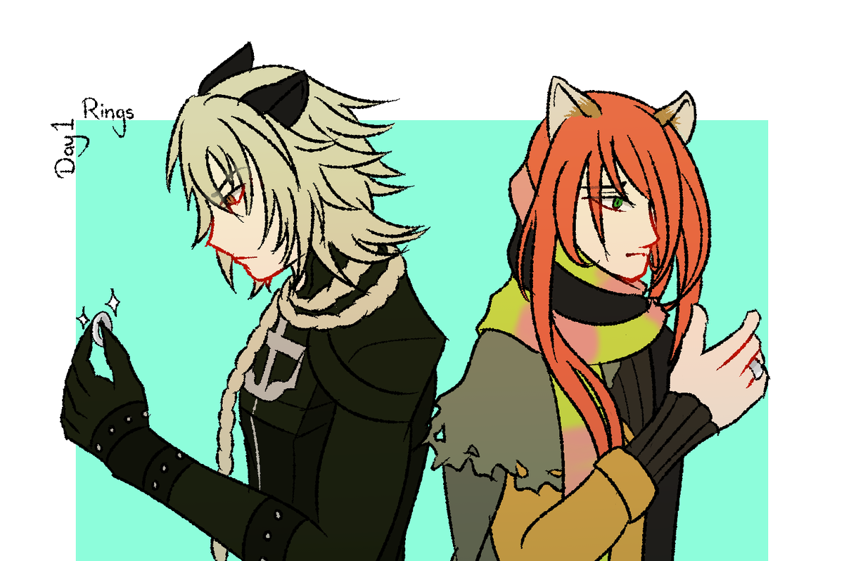 Antonia 江ミュ Even If The World Killed You ｉ ｗｏｕｌｄ ｎｏｔ ｆｏｒｇｅｔ ｙｏｕ Very Quick 1am Inktober Day 1 The Prompt Was Ring And I Instantly Thought Of