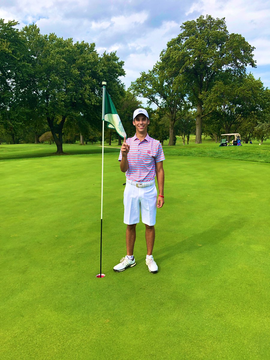 IchabodGolf's tweet photo. Sophomore Jackson Wexler carded his second hole in one of his career today! 🔥
Hole #11 at Topeka Country Club 

#splash 💦💦 

#gobods https://t.co/6c3RVmrd6U