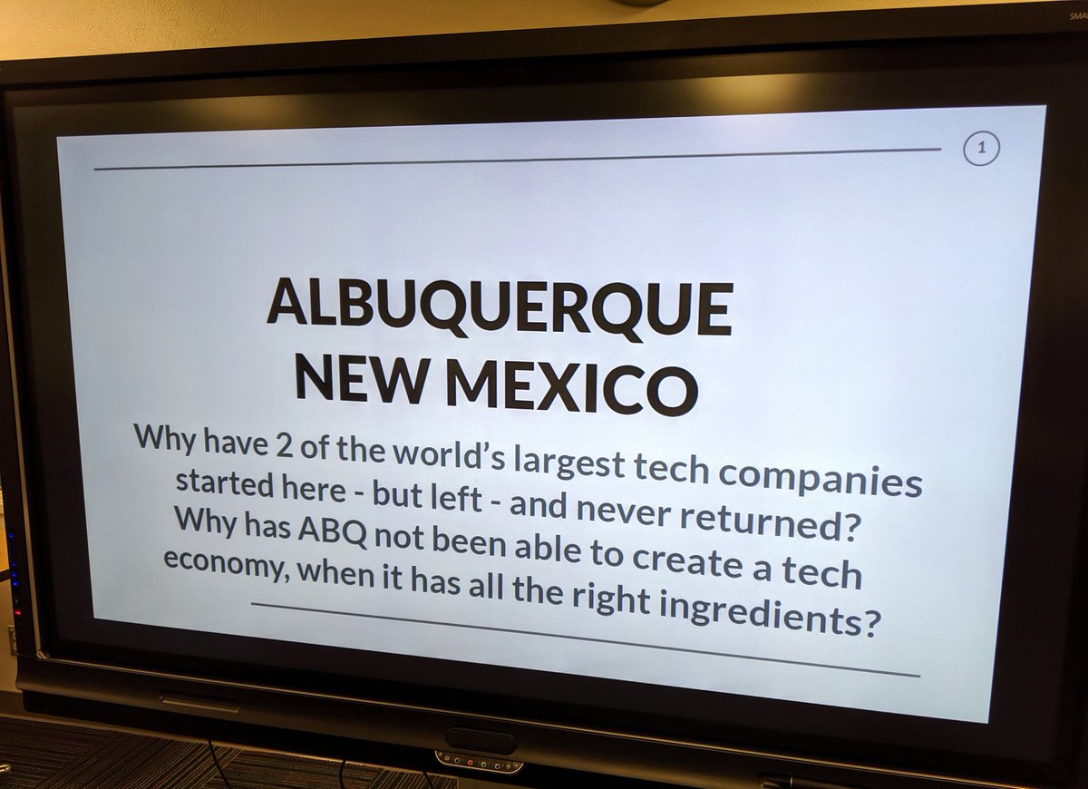 DemandGenDan's tweet photo. Real talk tonight about ABQ's startup tech ecosystem tonight with @Tech_Grind  #activatenm  #startupabq #startupnewmexico https://t.co/549b6eWDId