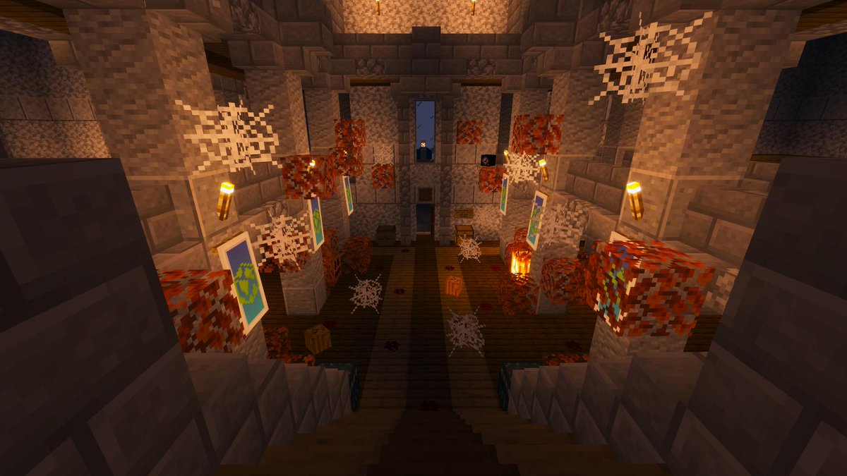 TheWorldSMP's tweet photo. TheWorldSMP spawn is looking SPOOKY thanks to our members!  ITS SPOOKY SEASON!!! https://t.co/VOrGe5b7D8