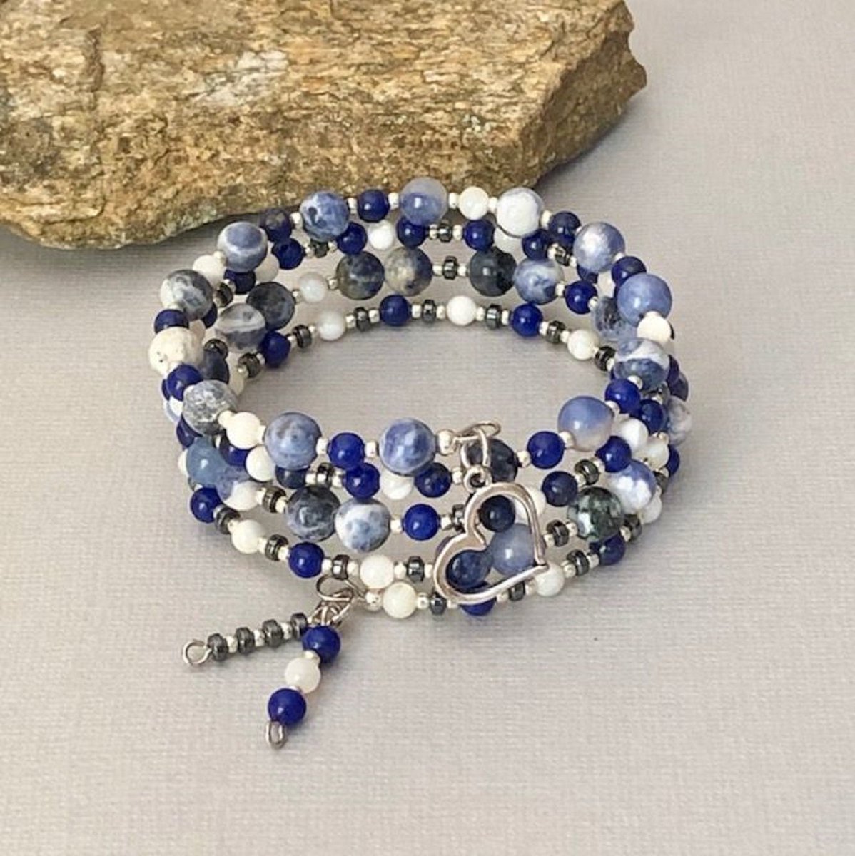 bstrongin1's tweet photo. https://t.co/smTijAjIWu Sodalite Multi Wrap Bracelet Blue Memory Wire Bracelet Gemstone Boho Bracelet Beaded Cuff Coiled Blue Denim Bracelet #sodalite #gemstone #bluewhite #bluedenim #wrapbracelet #memorywirebracelet #beadedbracelet #cuffbracelet #multiwrap #coiled https://t.co/QE9JZXXvwj