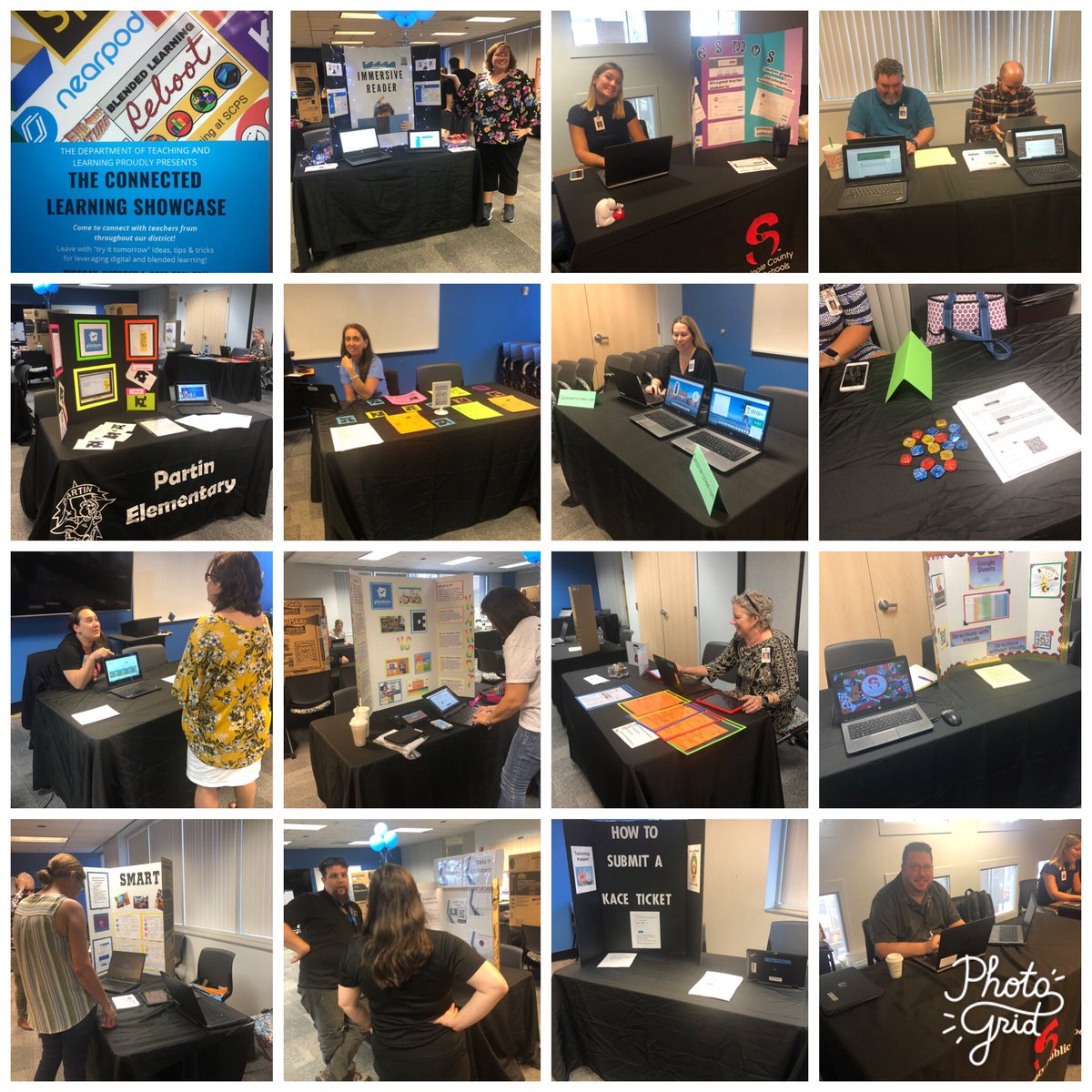 Check out these amazing educators at the SCPS CLM Showcase! Fantastic job! Thanks for sharing your technology and #blendedlearning expertise. @bpocius <a href="/lauren_fyffe/">Lauren Fyffe</a> #SCPSBlends #SCPSCLMs