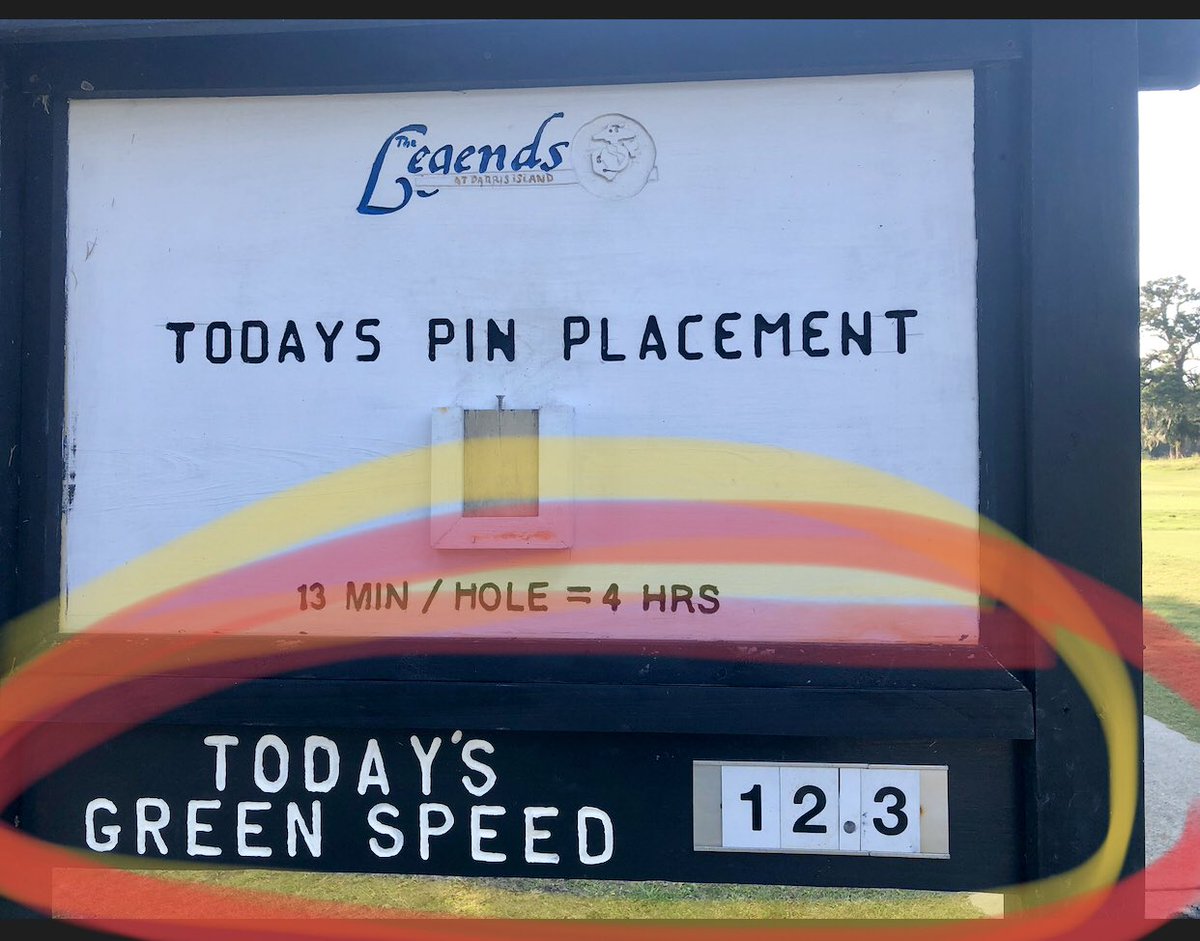 may_high's tweet photo. Paris Island Marine Depot, 3 more wins, fantastic course, 23 &amp; 0. Congrats to Sydney Bowes Low medalist at 38. Scary rattle snake 🐍 on #2. Just saying, that Coach Grant, Coach Floyd and Coach Lanham, you and your teams are so much fun to compete with and ya’ll are first class. https://t.co/fAQq5aqxJB