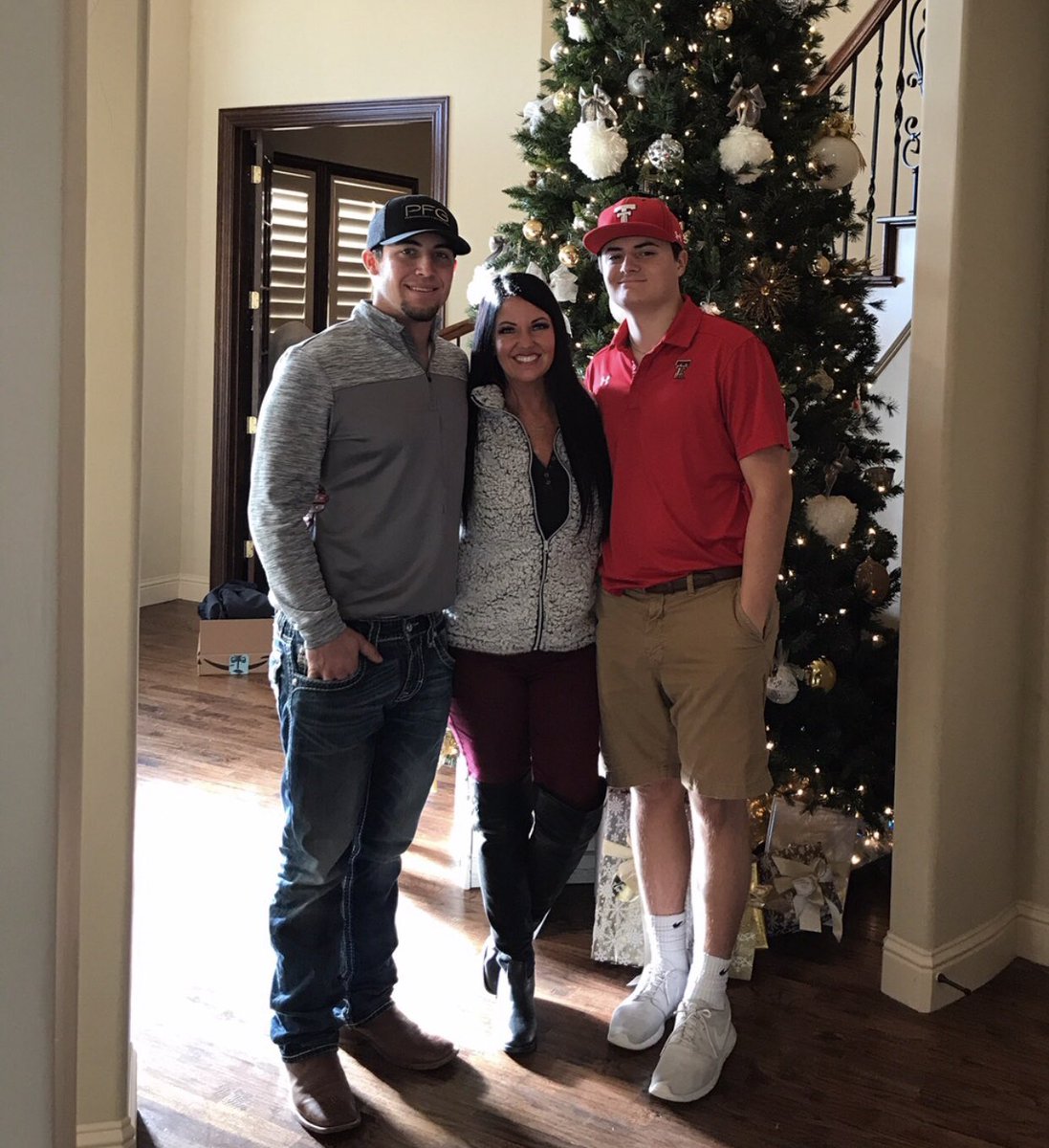 PenneyAcker's tweet photo. National son day ( a little late). I love you both!! I’m one lucky son mom. https://t.co/UgjflpMF6u