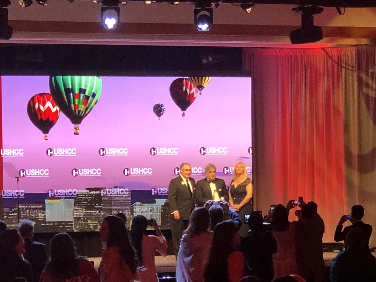 MBNUSA's tweet photo. “We are the new mainstream of America” says @USHCC Hispanic Business Person of the Year Raul Alarcon! #USHCC40 https://t.co/h8OdX8jooX