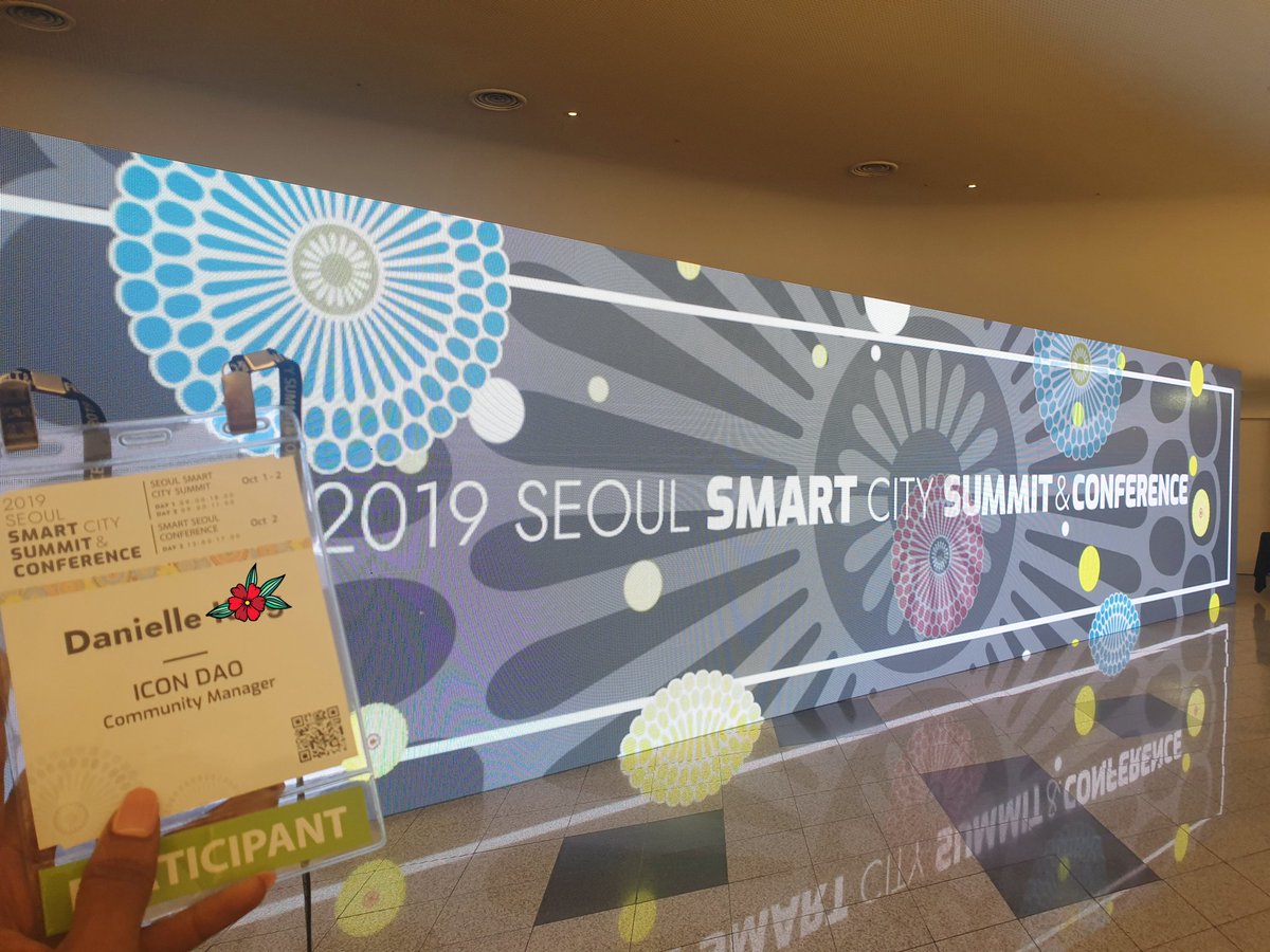 ICONDAO's tweet image. ICONDAO is still keeping #ICONists informed as the only P-Rep team at #koreablockchainweek. We will be live tweeting the #ICONLoop presentation at 2019 Seoul Smart City Conference!  Stay tuned!

#ICONProject #ICONsensus #ICON #icx #kbw2019 #blockchain