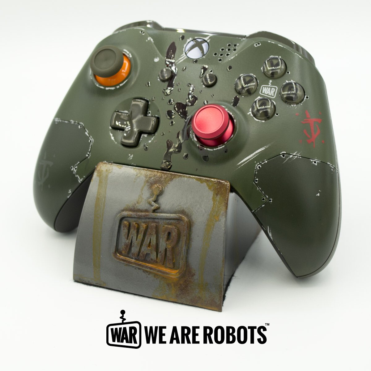 wearerobots_au's tweet image. We are excited to launch our new custom controller stands. Available for Xbox One, PS4 and Switch Pro controllers. The perfect way to display your custom controller.#warcusroms #customcontroller #controllerstand #chicagobulls #michaeljordan #jordan #bulls