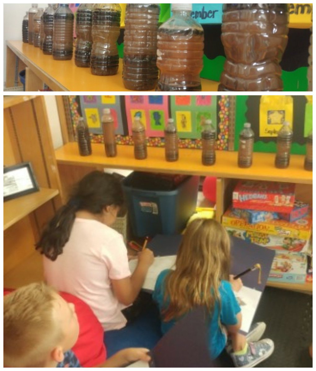 MrsHowards5s's tweet photo. Gr4s are working hard &amp; loving our studies of #RocksandMinerals @HDSBScienceTech @MohawkGardensPS Now we're trying to see if can we mimic the formation of Sedimentary rock!Is this even possible?Let's give it a try! Check back soon!#scientificprocess #lovescience #loveexperiments https://t.co/v74mlqBcJO