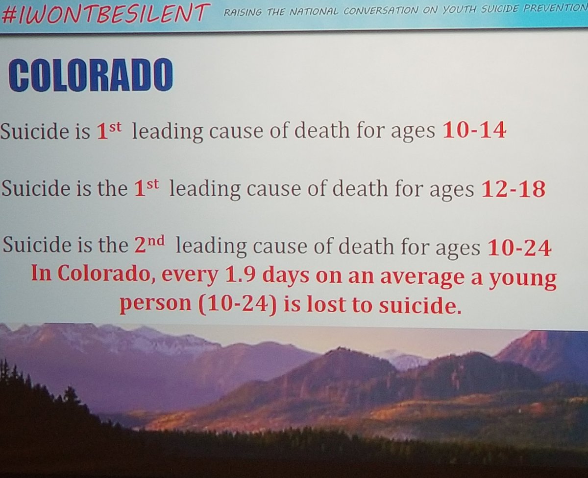 Cullen_McDowell's tweet image. What a great night with @JasonFoundation, @District49 &amp;amp; Peak View Behavioral Health combating the "silent epidemic" of teen suicide.  A great turn out.  Let's take action together #RMCA