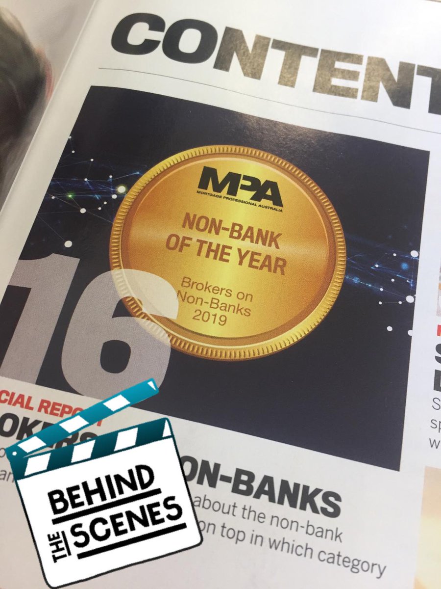 Early issues of <a href="/MPAMagazineAU/">Mortgage Professional Australia Magazine</a> have arrived! The October issue will hit desks next week, when you can find out who came out on top in our Brokers on Non-Banks report! Huzzah!
